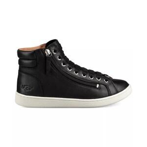 Ugg Olive Lace-Up High Top Sneakers - 10 - Black